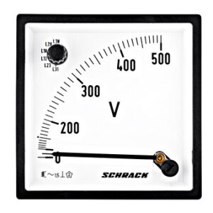 Voltmeter z vgrajenim preklopnim stikalom, 500V AC