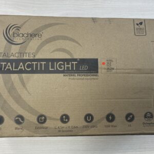 Blanchere nesimetrična zavesa 352w 230v bela